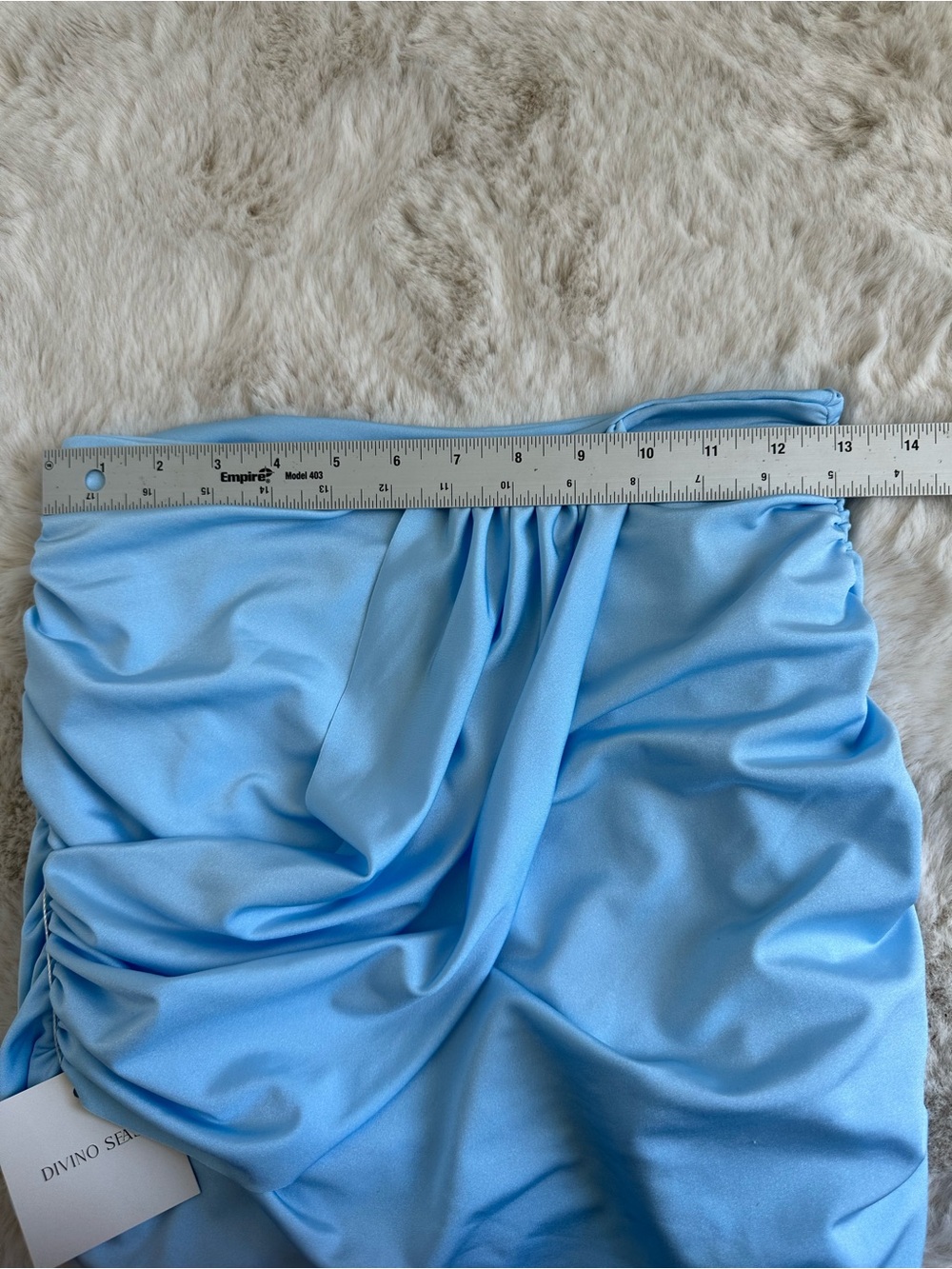 Divino Seas coverups Elise Light Blue Skirt Small NWT swim - Picture 10 of 11